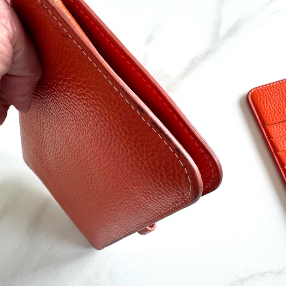 Orange Dogon Duo Wallet - Picture 9 of 11